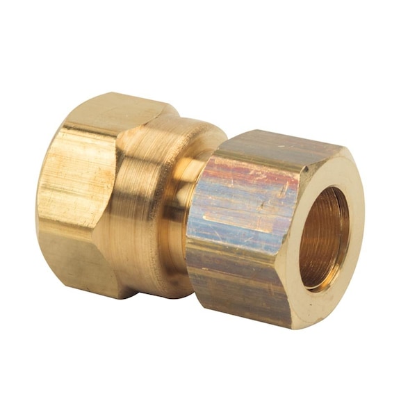 Thrifco Plumbing No. 66-C 1/2 Inch x 1/2 Inch Lead-Free Brass Compression FIP Adapt 4401085 - main